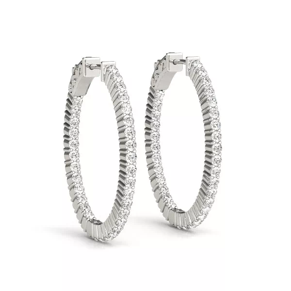 Endless Lab Diamond Hoop Earrings (5 1/4 ct. tw.)